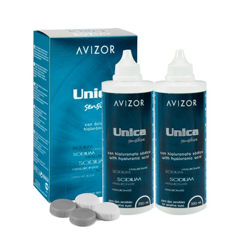 Avizor Unica Sensitive, 2 X 350 Ml, Soluzione Per Lenti