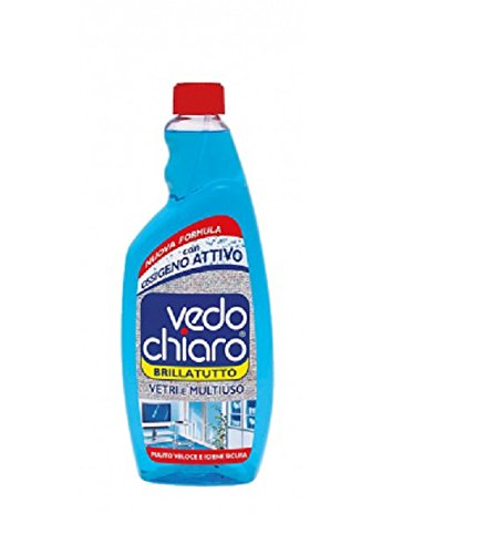 Vedo Chiaro Brillatutto Vetri E Multiuso Con Ossigeno Attivo Ricarica 500 Ml