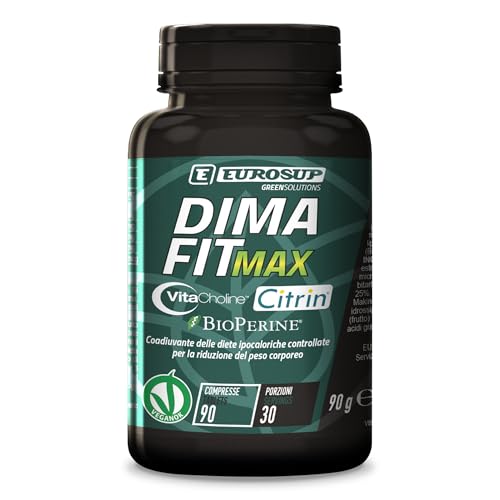 Eurosup - Dima Fit Max - Integratore Per La Riduzione Del Peso Corporeo - Riduce L'Assorbimento Dei Carboidrati E Dei Grassi - Favorisce L'Utilizzo De