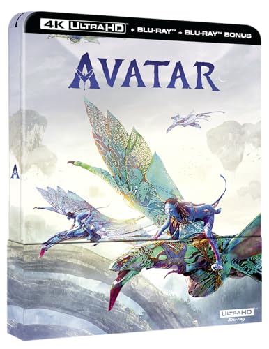 Avatar [Version Remasterisée-4K Ultra Hd Blu-Ray Bonus-Boîtier Steelbook Édition Limitée]