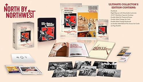 North By Northwest Ultimate Collector'S Edition With Steelbook [4K Ultra Hd] [1959]