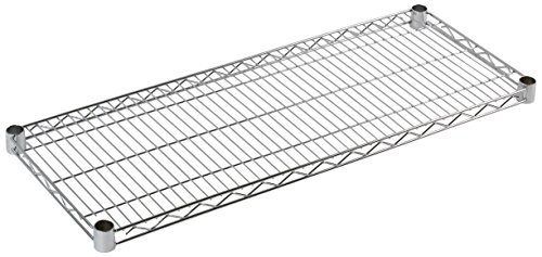 Archimede Sistema Componibile, Ripiano, Grigio (Cromato), 136 X 46 X 4 Cm