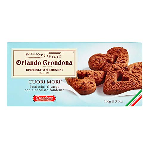 Bisc.Grondona - Cuori Mori Biscificio Grondona - 100 Gr