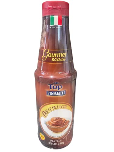 Fabbri Top Gourmet Sauce Dulce De Leche Gusto Caramel Mou 950 G