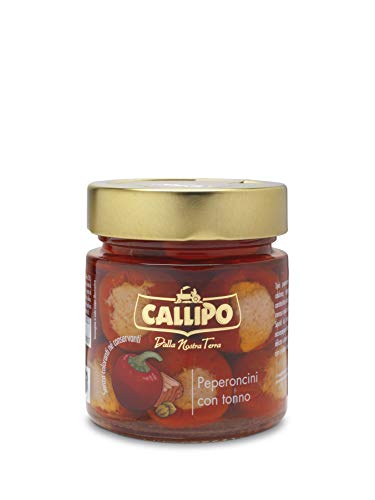 Giacinto Callipo Alim. Peperoncini Ripieni Al Tonno Vaso Vetro - 240 Gr