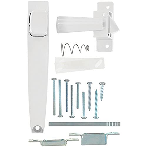 Wright Products V333Wh - Chiusura A Pulsante Per Zanzariera E Portiera, Colore Bianco, Taglia Unica