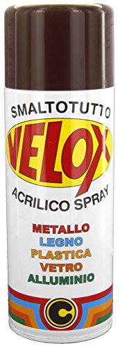 Spray Velox Acrilico Ml.400 Marrone Mogano Ral 8016