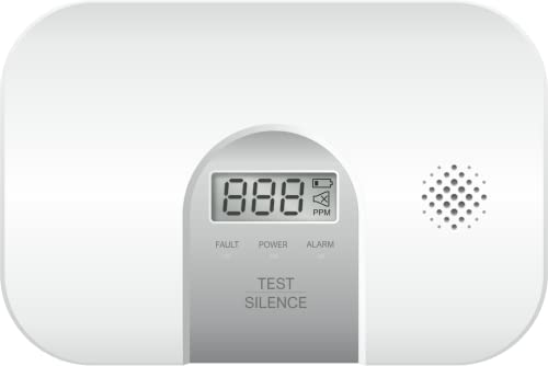 Elro Fc2802 - Rilevatore Di Monossido Di Carbonio, Sensore Di 10 Anni, Conforme Alla Norma En50291, Con Display, Pulsante Di Prova E Indicatore Di Bat