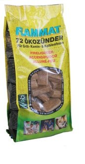 Accendifuoco Ecologico Flammat - Confezione Da 72 Cubetti