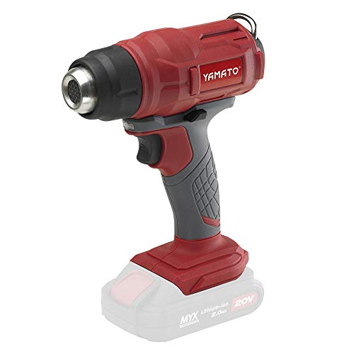 Yamato 7200365 Pistola Termica Decapante Aire Caliente 20 V Sin Bateria, Cranberry