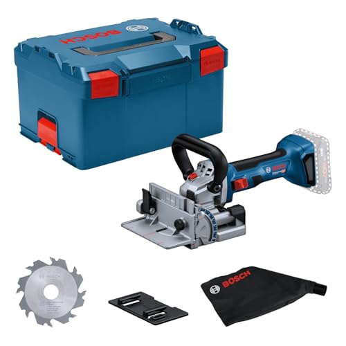 Bosch Professional 18V System Fresa Universale A Batteria Gff 18V-22 (Incl. Fresa Laterale Ø 105 Mm, Sacchetto Raccoglipolvere, Piastra Clip, Chiave P