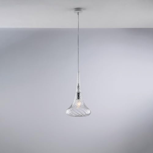 Bonetti Illumina Lampadario Contemporaneo Nemesi Trasparente 1 Luce E27