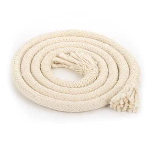 Nklaus Torcia Da 5 M Stoppino In Cotone Da 10 Mm Torcia Da Giardino Torcia In Bambù Stoppino Di Ricambio Per Lampada Stoppino Rotondo 1286