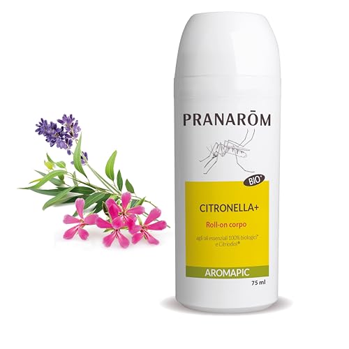 Pranarom Aromapic Bio Repellente Per Zanzare, Roll-On Da 75 Ml