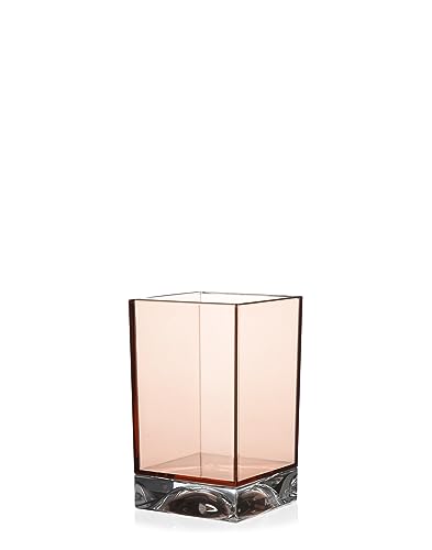 Kartell Boxy Porta Spazzolino, Rosa Nude, 7X7X12 Cm