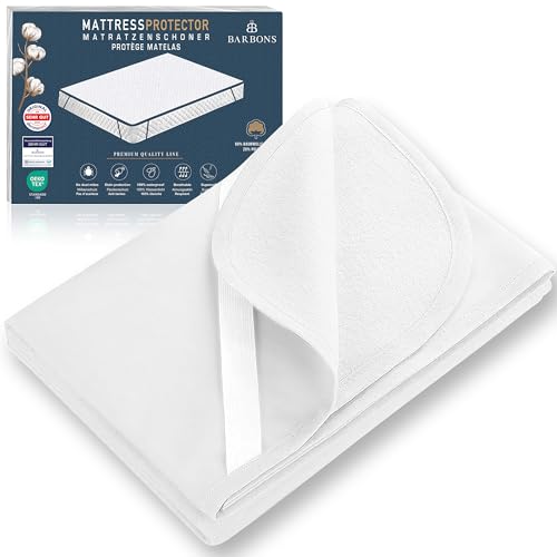 Barbons Coprimaterasso Singolo 90X190 - Coprimaterasso Impermeabile, Lavabile E Traspirante, Per Incontinenza (90X190 Cm)