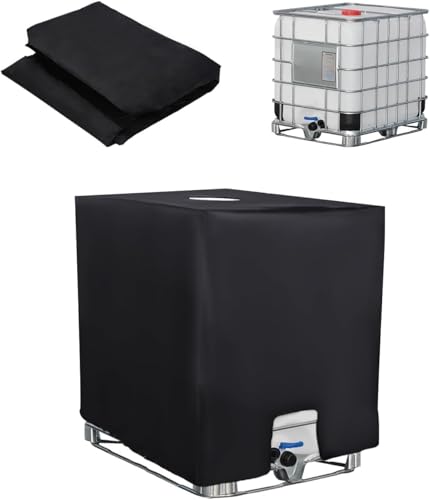 Copertura Per Serbatoio Acqua Ibc, 1000 Litri Serbatoio Acqua Piovana, Cisterna Acqua Protezione, Anti-Uv Antipolvere Container Telone Copertura Serba