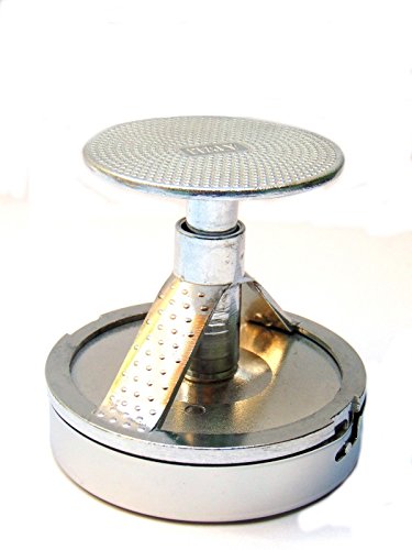 Panetta Casalinghin Alluminio Hamburger, Con Base In Acciaio Inox, Argento
