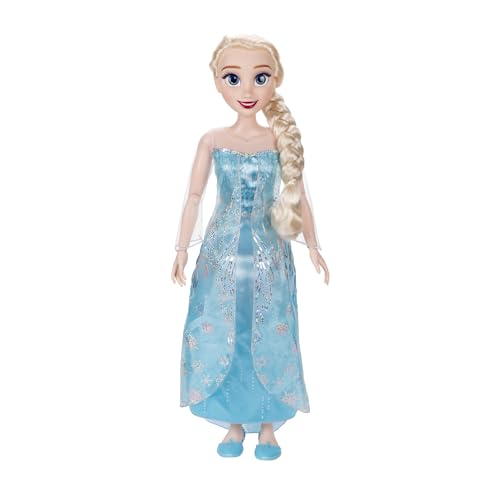 Frozen – Bambola Alta 80 Cm Di Elsa Con Accessori, Una Compagna Di Gioco Perfetta, Completamente Articolata, Sta Anche In Piedi Da Sola!
