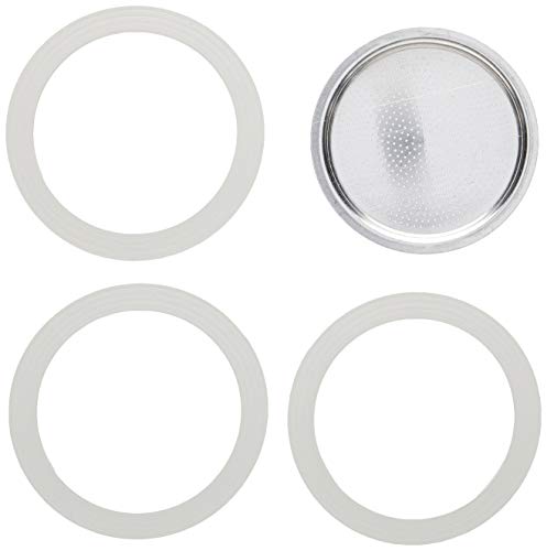 Bialetti Ricambio Guarnizione Filtro 9 Tazze Moka, Alluminio, Brown