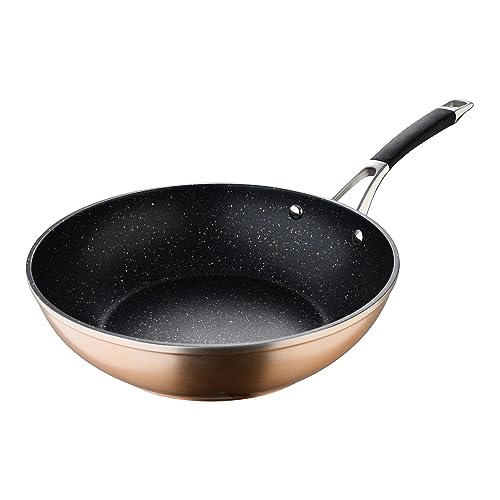 San Ignacio Cadice Wok, 28 X 8 Cm, Alluminio Forgiato, Adatto Per Induzione