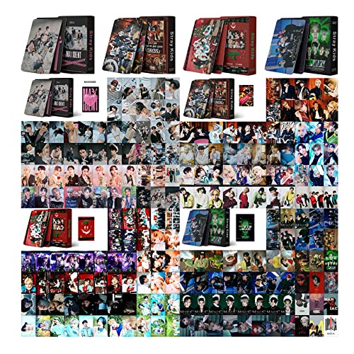 Hawmi Stray Kids 2022 - Set Di 220 Biglietti Per Fan Stray Kids 2022, Set Da 220 Pezzi Stray Kids, Carte Telefoniche Kpop Stray Kids