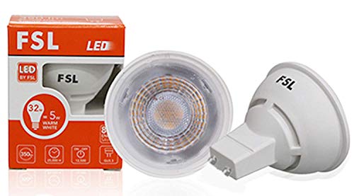 Fsl Gu10 Lampadina Led - 6W 6500K 520Lm 38° Cri>80