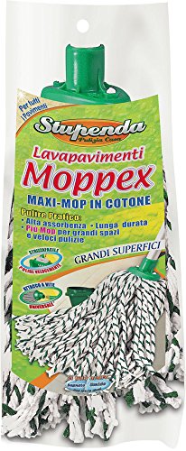 Briancasa Ric03266A Ricambio Lavapavimenti Moppex, Cotone, Multicolore, Unica
