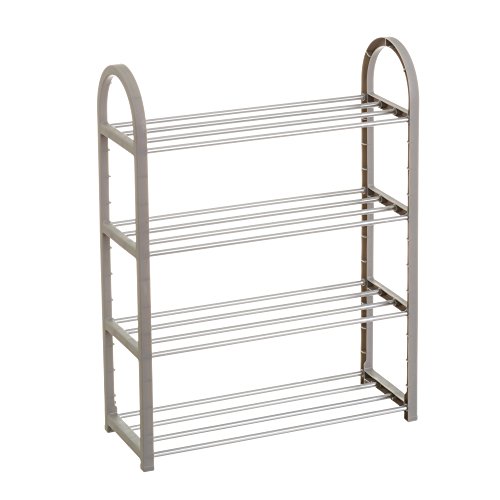 Scarpiera À 4 Bandes En Plastique Gris Pour Appareil Photo De Litto Moderna Basic — Lola Home