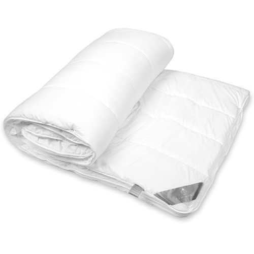Fam Home Piumino Matrimoniale 4 Stagioni 220X240 Cm Microfibra Letto 150/160 Lavabile Fabbricato In Europa I Piumone Composto Di 2 Coperte Separate