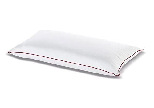 Cama Express Cuscino In Fibra Doppia Federa | Ipoallergenico | Trattamento Antiacaro E Antibatterico | Sensazione Al Tatto Extra Morbida | Misura: 150
