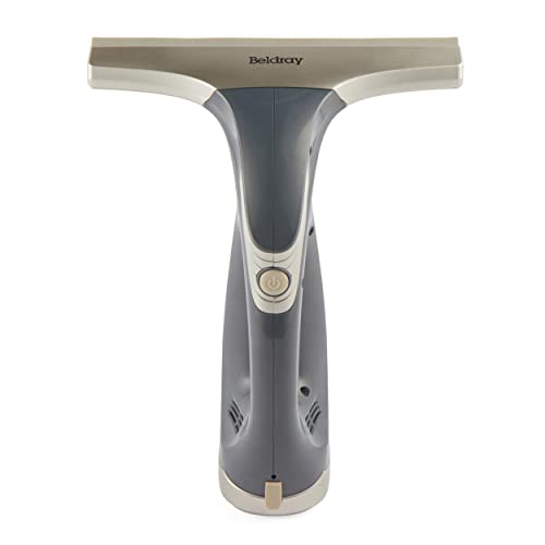 Beldray Bel0749Ttvde Titanium Aspirateur À Vitres Sans Fil - Nettoyeur De Vitres À Main Avec Tête De Raclette, Réservoir D’Eau De 60 Ml, Durée De Fonc
