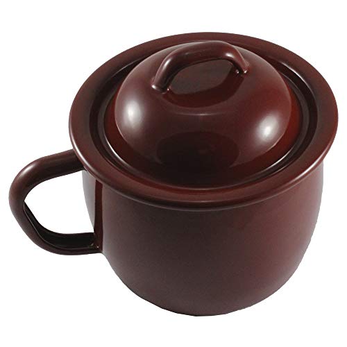 Wurko 190320 – Puchero, 1 L, Smalto Di Colore: Marrone 1 L