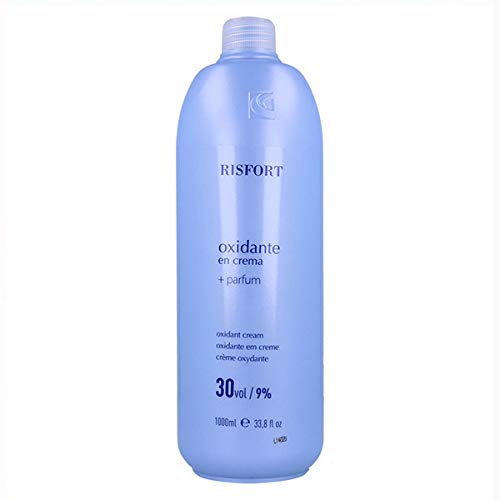 Risfort Ossigenante 30 Vol, Nero, Oxidante Crema 30Vol (9%) 1000 Ml