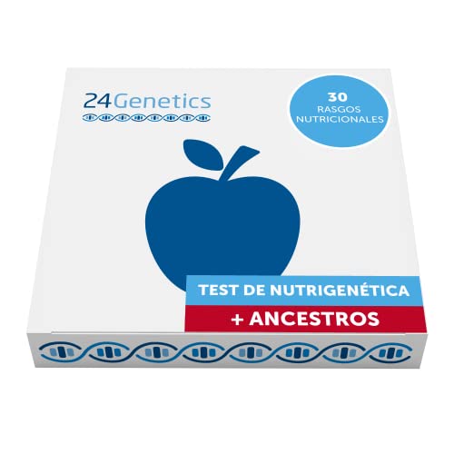 24Genetics Dna Test Nutrigenetics, Include Ancestry Dna Kit Gratuito, Scopri Come Il Tuo Corpo Assimila Il Cibo, Ottimizza La Tua Alimentazione, Test