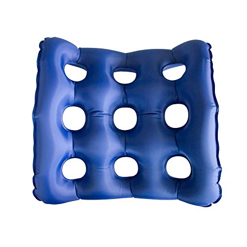 Mobiclinic, Cuscino Gonfiabile, Air-02, Marchio Europeo, Da Seduta, Cusnico Gonfiabile Per Emorroidi, Cuscino Antidecubito Per Sedia A Rotelle, Includ
