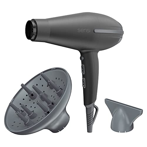 Ga.Ma Italy Professional Gama Italy Professional Phon Tempo 5D Sensi - 2200 W Di Potenza -Nero, Innovativa Teconologia 5D Ultra Ozone Ion Protect - Ma