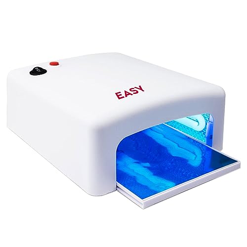 Altéax Easy Lampada Uv Professionale 36 Watt Bianco - Fornetto Asciuga-Unghie Uv Professionale Per Ricostruzione