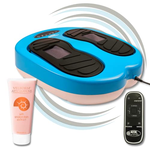 Gymform Massaggiatore Per Piedi Leg Action, Massaggio Shiatsu, Con Telecomando, 10 Programmi/20 Velocità Per Migliorare La Circolazione E Alleviare Il