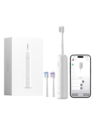 Laifen Wave Cepillo De Dientes Eléctrico, Cepillo De Dientes Sónico Eléctrico Con Vibración Oscilante Con 3 Cabezales De Cepillo, Cepillo De Dientes V
