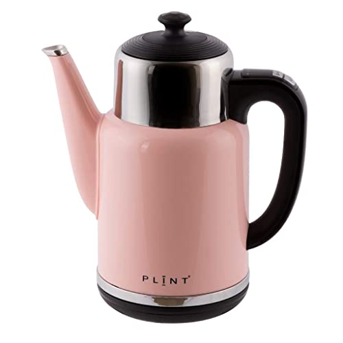 Plint Rose Color Kettle - 1,7 Litre Capacity - Double Wall Hot Water Kettle For Tea And Coffee - Fast Boil - 1500W Cordless Electric Kettle - Bpa Free