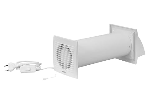 Europlast Ø 100Mm Vmc Doppio Flusso Recupero Calore - Vmc Recuperatore Di Calore - Ventilazione Meccanica Controllata - Ventola Ricambio Aria - La Ven