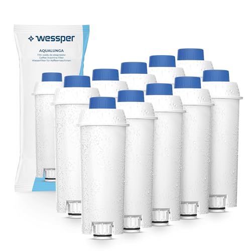 Addolcitore Per Dlsc002, Filtro Acqua Cartucce A Carbone Attivo Addolcitore Adatto Per Ecam, Esam, Etam, Bco (Set Da 10)