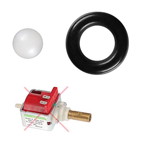 Snapworld-Kaffee Kit Di Manutenzione Guarnizione + Sfera Adatto Per Pompa Ulka Ex5 Ep5 Ep5Gw Hf Adatto Per Saeco Miele Bosch Gaggia Tchibo Unold Solis