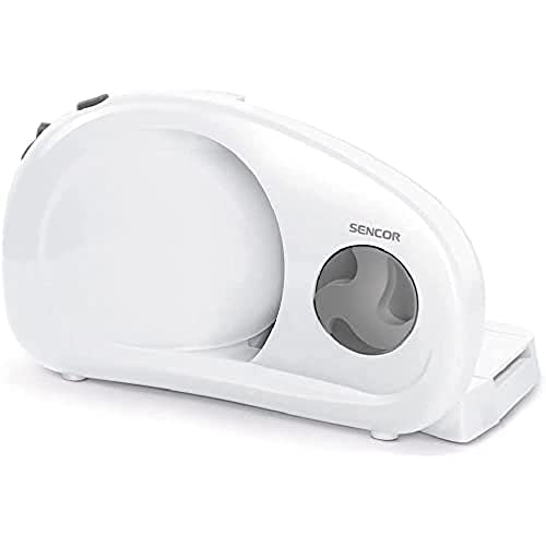 Sencor Affettatrice Elettrica Professionale - Potente E Compatta, Lama In Acciaio Inox 170Mm, Spessore Regolabile 0-15Mm, Ideale Per Prosciutto, Salum