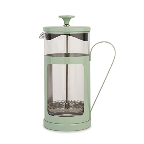 La Cafetière Monaco - Caffettiera In Acciaio Inox, 8 Tazze, Menta, In Confezione Regalo