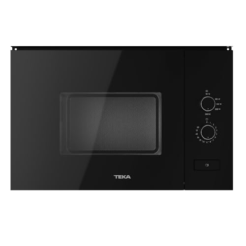 Teka Ml 820 Fi - Microonde Integrabile, Capacità 20 L, 5 Livelli Di Potenza, Uscita 800 W, Interno Inossidabile, 2 Telecomandi Display, Nero