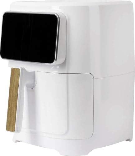 Bergner Naturally - Friggitrice Ad Aria Calda Senza Pfas 1800W 6,9L - 8 Programmi Di Cottura - Friggitrice Ad Aria Con Rivestimento In Ceramica - Impo