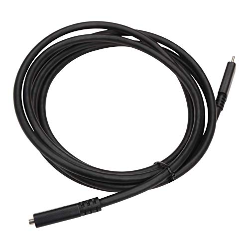 Usb-C Extension Cable 2M Black Cable Black Usb-C Extension Cable