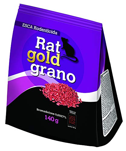 Verdelook Rat Gold Rodenticida In Grano 140Gr (Sacchettini 20Gr)
